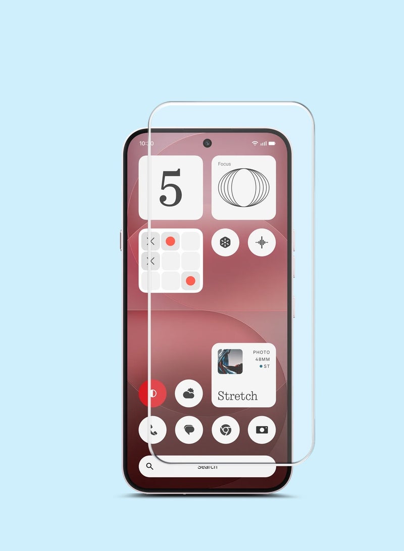 GMAX Nothing Phone (4a) Pro 5G 2026 GMAX Premium Series Curved Edges 9H 2.5D Tempered Glass Screen Protector - Clear - Image 1