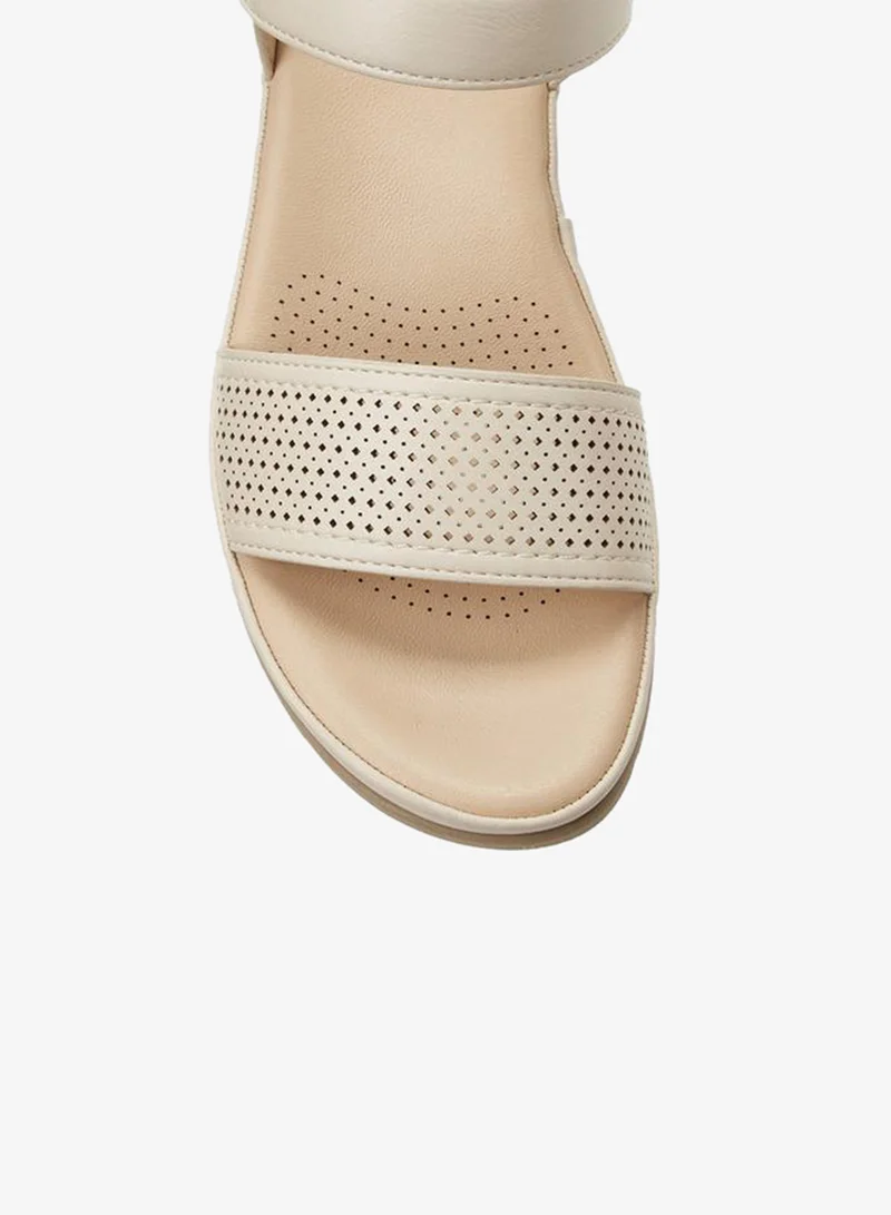 Le Confort BEIGE Women Wedge Heels Sandals for Women | Best Price UAE