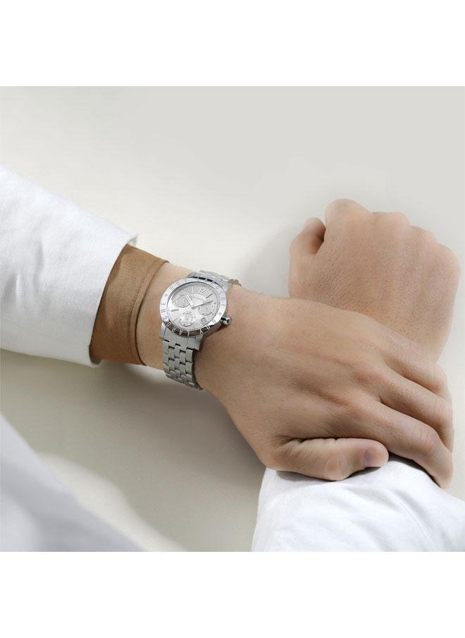 Guy Laroche Alex Men's 42mm Multifunction Swiss Watch with Silver Stainless Steel Bracelet  - Image 5