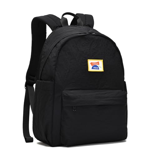 willikiva Kids Backpack for School Boys Girls Teens Toddler Backpack Waterproof Kindergarten Preschool Elementary Bookbag Children Travel BagBlackMedium - Image 1