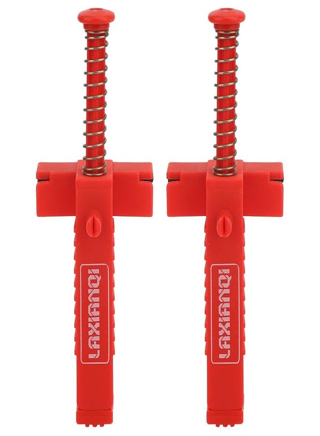 Kadimendium 2PCs Brick Liner Plumber Tools Leveling Measuring Tool Hardware Accessory Red Plastic Bricklaying Tool Fixer for Building Construction(Red bricklaying cable) - Image 1