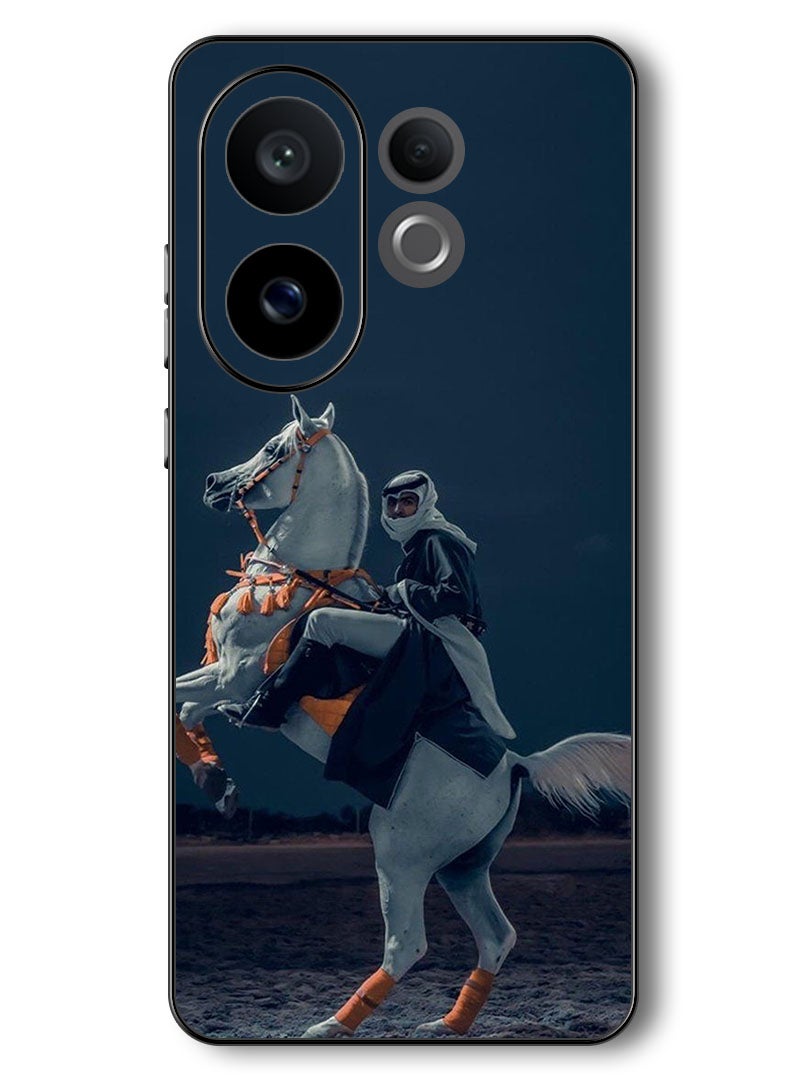 Theodor Case Compatible with Vivo V60 6.77 Inch Protection Shockproof Bumper Cover Horse - Image 1