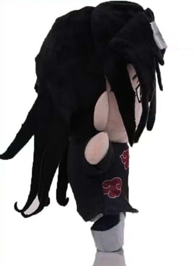 هالامودو ناروتو المريحة ناعمة لعبة الأسود -شعر إيتاشي Uchiha -دمية الراحة المثالية للنوم، هدية عيد ميلاد مثالية، ديكر لغرفة النوم، غرفة المعيشة، المكتب، والتوتر المكتبي -مسكينة 20 سم - Image 3