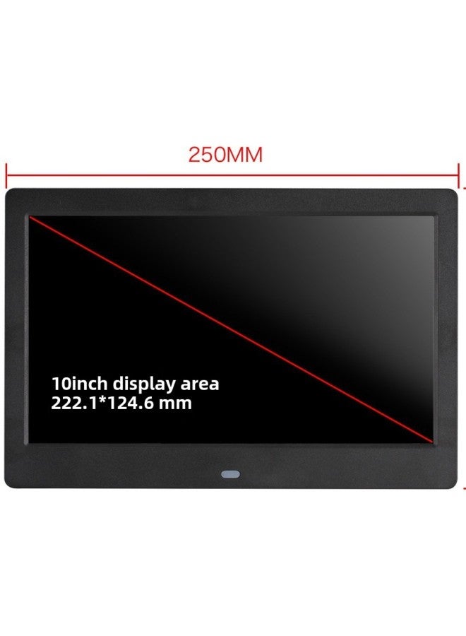 Direct 10.1 Inch HD LED Digital Photo Frame LCD Electronic Photo Album Business Advertising Machine Gift-Color:Black Australian Gauge Power Supply  - Image 4