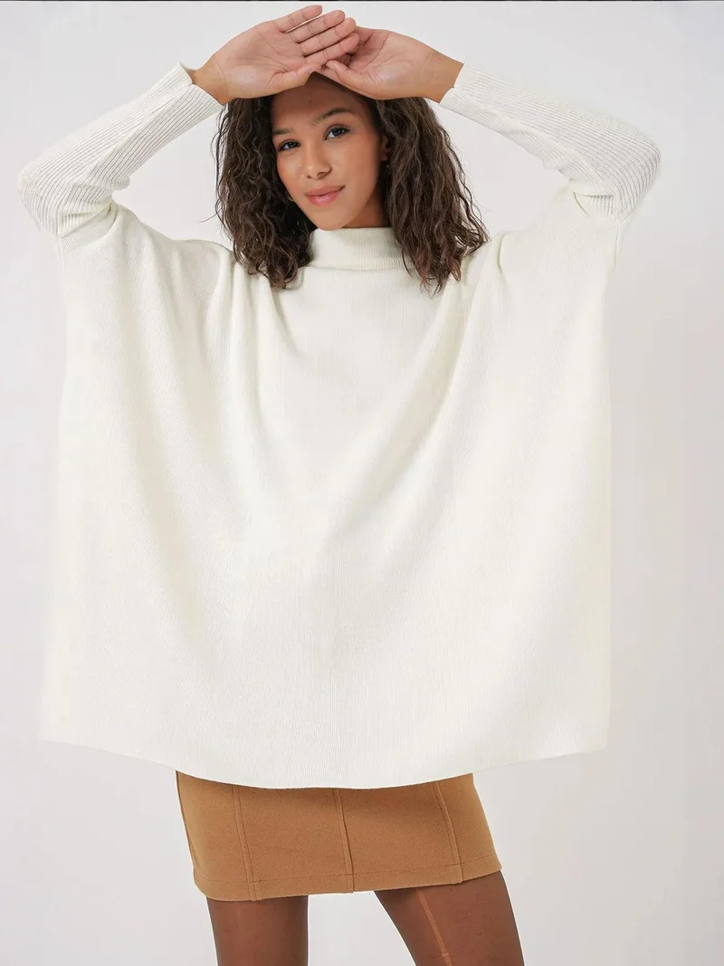 BDART Oversized Acrylic Crew Neck Jumper