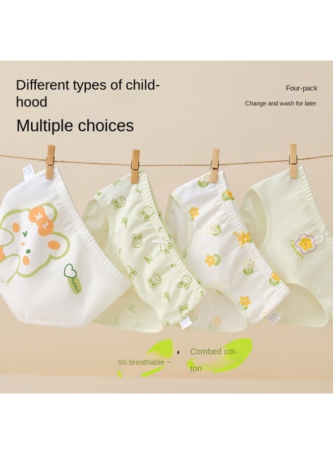 Underwear Made Of Pure Cotton, Suitable For Children Of All Ages, With Triangular Underwear That Does Not Clip On The Buttocks - Image 3