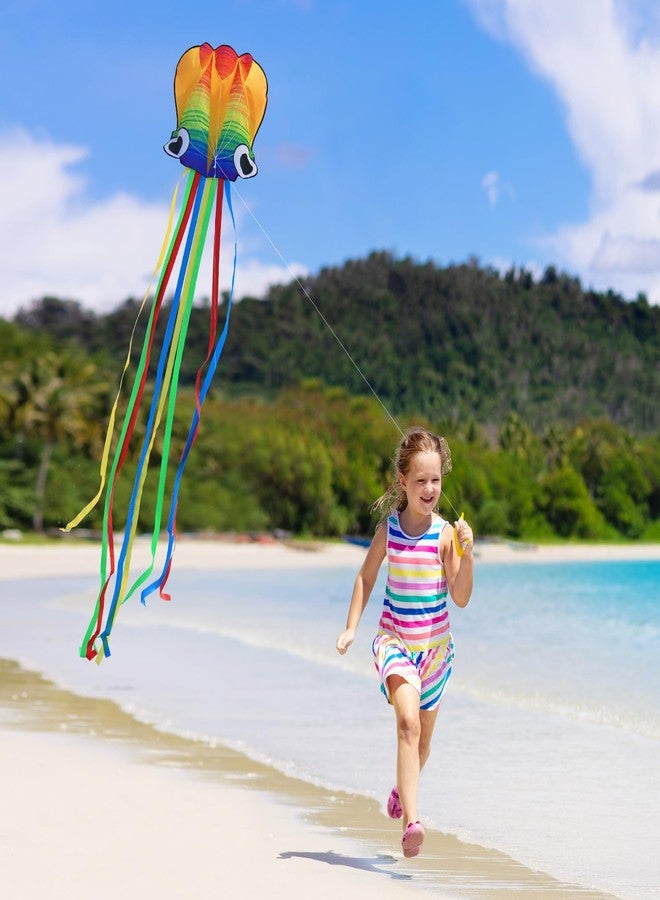 Xida Kite Xida Octopus Kites for Kids and Adults, Easy to Fly Kites for Kids Ages 4-8, 8-12, Large Beach Kite for Outdoor Game and Activities - Image 2