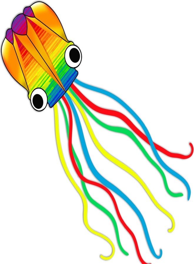 Xida Kite Xida Octopus Kites for Kids and Adults, Easy to Fly Kites for Kids Ages 4-8, 8-12, Large Beach Kite for Outdoor Game and Activities - Image 1