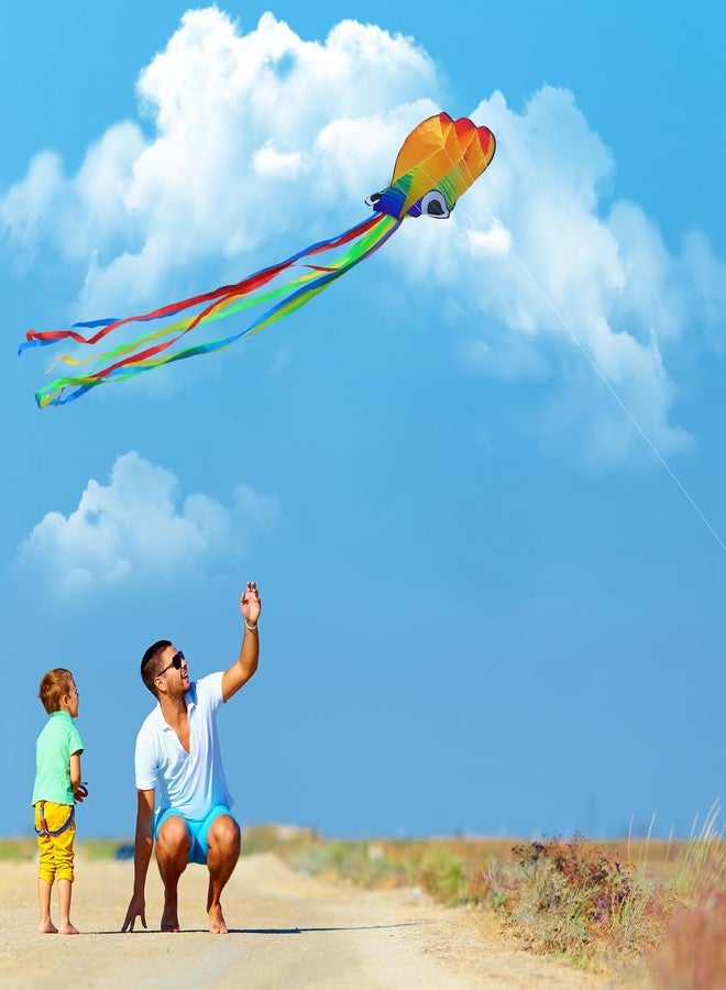 Xida Kite Xida Octopus Kites for Kids and Adults, Easy to Fly Kites for Kids Ages 4-8, 8-12, Large Beach Kite for Outdoor Game and Activities - Image 4