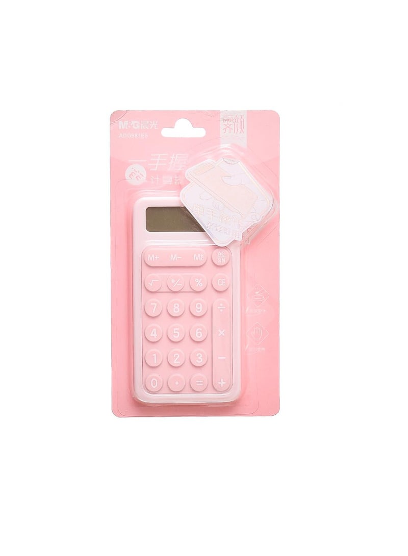 M&G Chenguang Portable Electronic Calculator 8/10 Digits Cute Design - Assorted color - No:ADG981E5 - Image 4