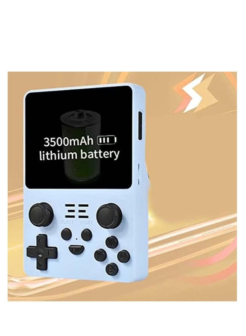 ORLENIC RGB20S Handheld Retro Game Console – Open Source Linux System, 3.5-Inch IPS 4:3 Screen, Portable Pocket Gaming Device, Built-in Games, Long Battery Life, Classic Arcade Emulator, Perfect Gift for Kids & Adults - Image 3