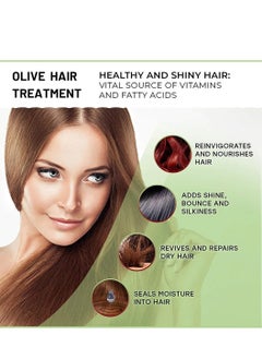 ROUSHUN 500G Hair Mayonnaise with Olive Oil and Egg Protein Moisturizing Hydrating Nourishing Hair Treatment Hair Mayonnaise for Wear Dry and Damaged Hair for Women and Men  - Image 4
