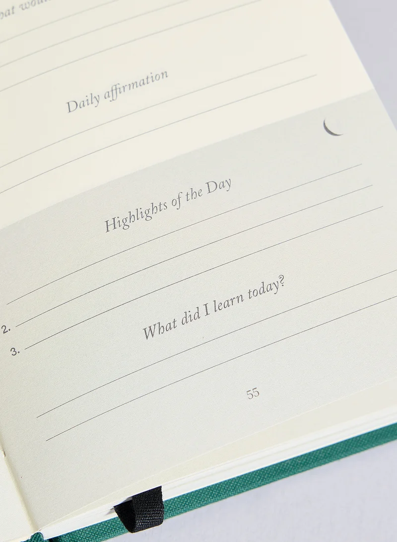 أنتلجينت_تشينج Green Journal Five Minute Daily Writing