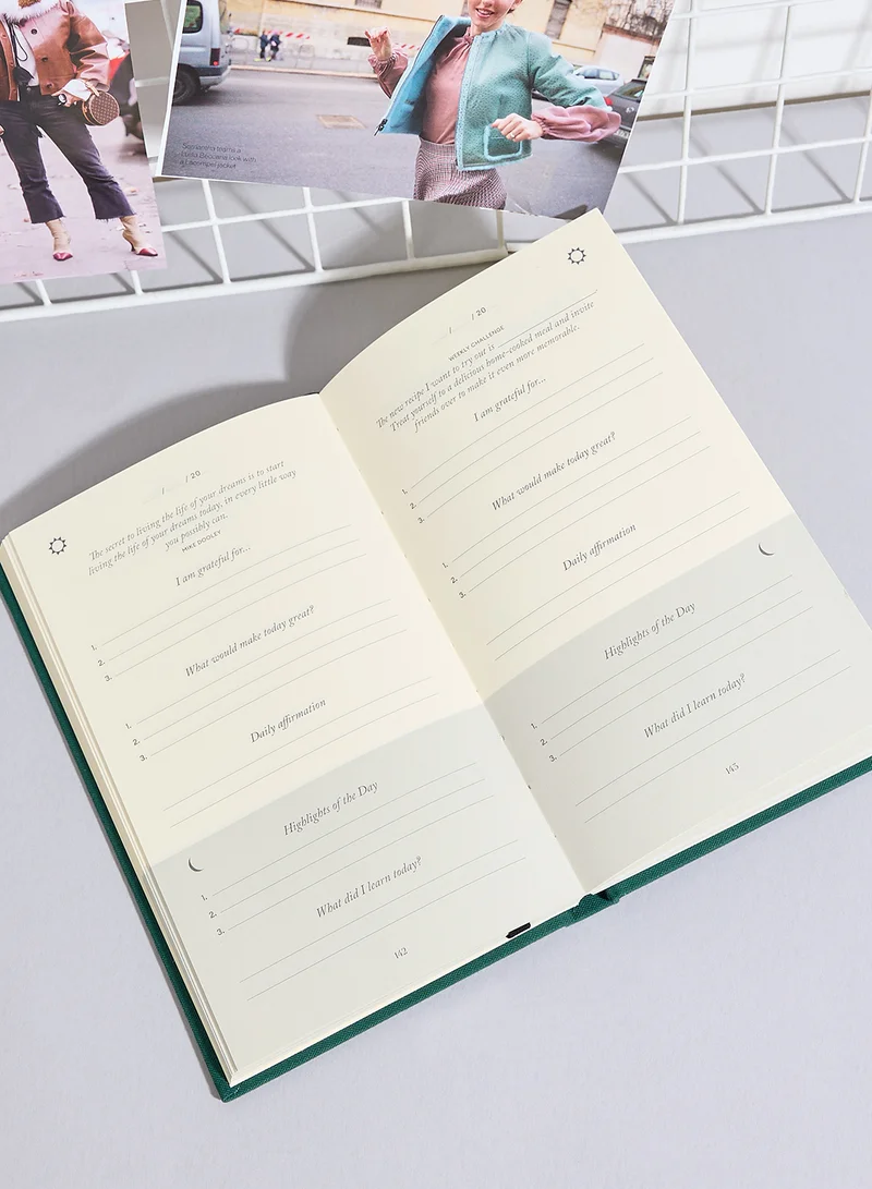 أنتلجينت_تشينج Green Journal Five Minute Daily Writing