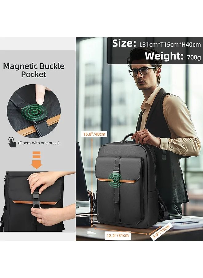 Mobcos Mobcos Back Pack Black 8201 Mobcos Back Pack Black 8201 Urban Waterproof Laptop Backpack with USB Charging Port – Anti-Theft Oxford Leather Fabric Travel & Business Backpack for Men & Women, Stylish Everyday Work Bag  | Best Price UAE