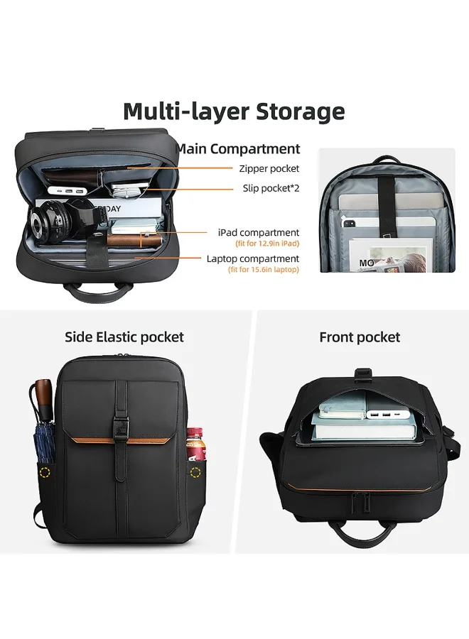 Mobcos Mobcos Back Pack Black 8201 Mobcos Back Pack Black 8201 Urban Waterproof Laptop Backpack with USB Charging Port – Anti-Theft Oxford Leather Fabric Travel & Business Backpack for Men & Women, Stylish Everyday Work Bag  | Best Price UAE