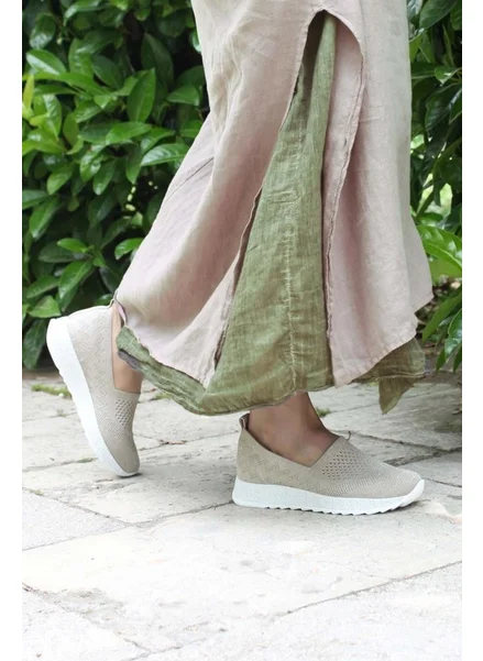 فاست ستيب Women's Daily Comfortable Orthopedic Soft Sole Knitwear Mother Sports Shoes Sneaker 629ZA501-1001