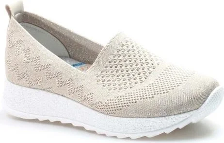 Fast Step Women's Daily Comfortable Orthopedic Soft Sole Knitwear Mother Sports Shoes Sneaker 629ZA501-1001