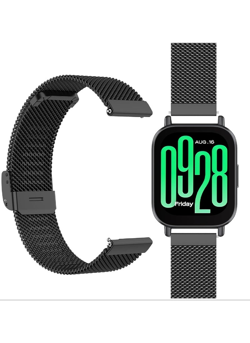 XICEN Metal Stainless Steel Buckle Strap, For Redmi Watch 5 Active/Redmi Watch 5 Lite 22mm  - Image 1