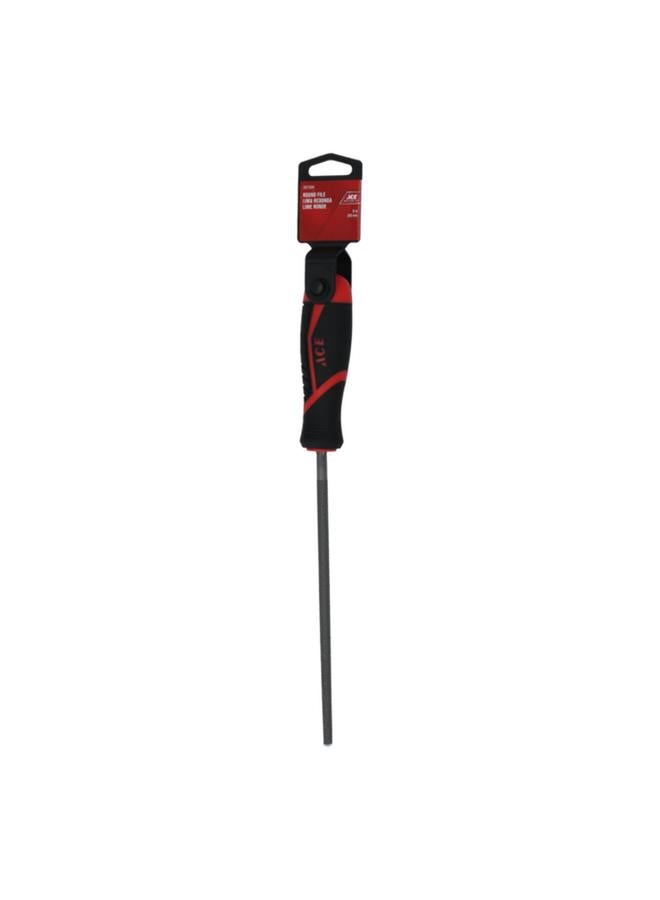 ACE Highly Precised Tapered Design Smooth and Sharp Second Cut TPR Grip Handle Round File Multicolor 203mm XM18010614  - Image 2