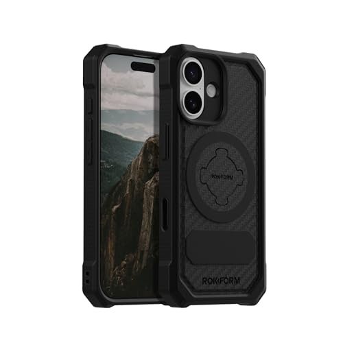 ROKFORM Rugged Case Compatible with iPhone 17 Magnetic Cover Black - Image 1