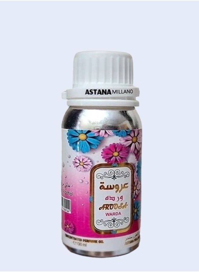 ASTANA MILLANO - CONCENTRATED PERFUME OIL ATTAR AROOSA WARDA 100ML - Image 1