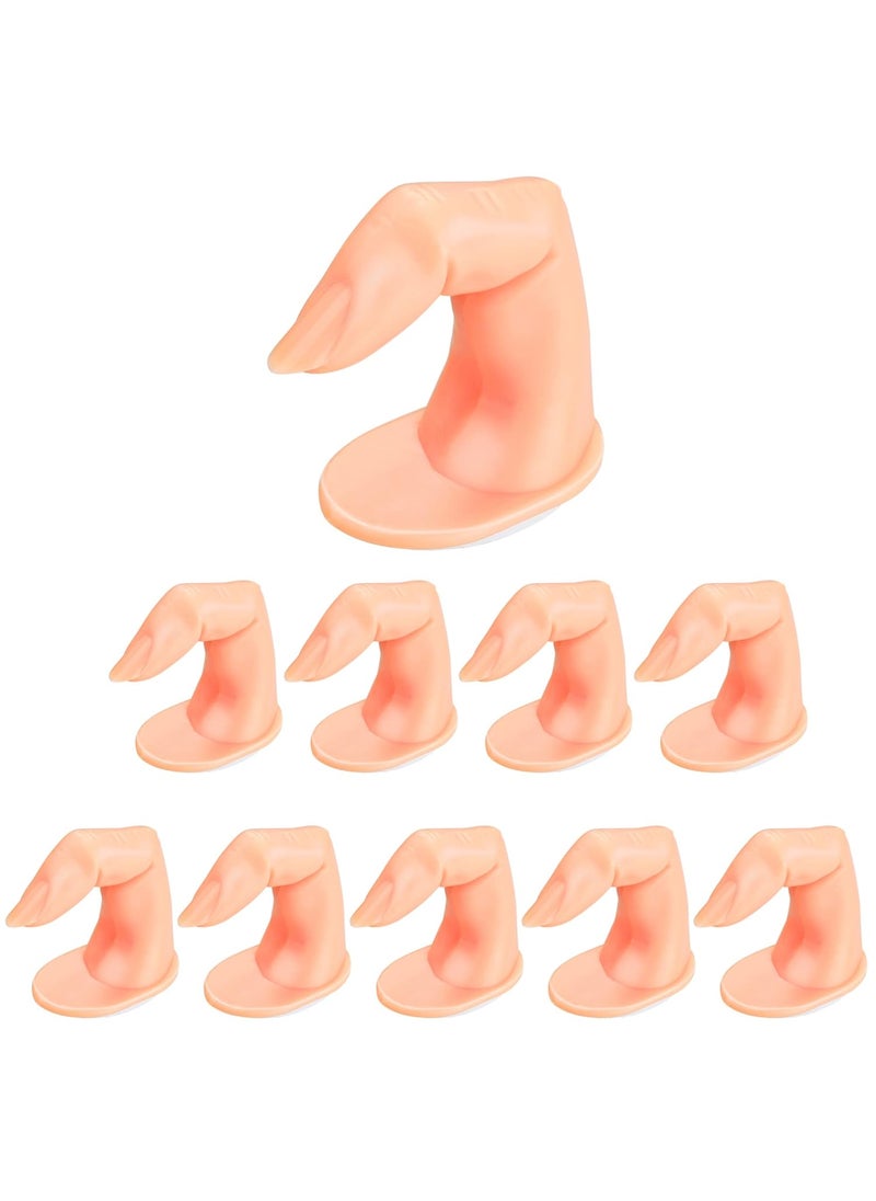 Mudder Mudder Practice Fingers DIY Nail Art Training Fingers Nail Decoration Training Fingers for Acrylic Gel and Nail Art Beginners 10 Pack 