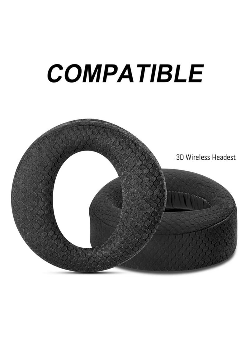 1Pair Replacement Ear Pads Cushions for Sony Playstation 5 PS5 Pulse 3D Wireless Headset with Breathable Mesh Fabric Soft Comfortable Earpads - Image 2