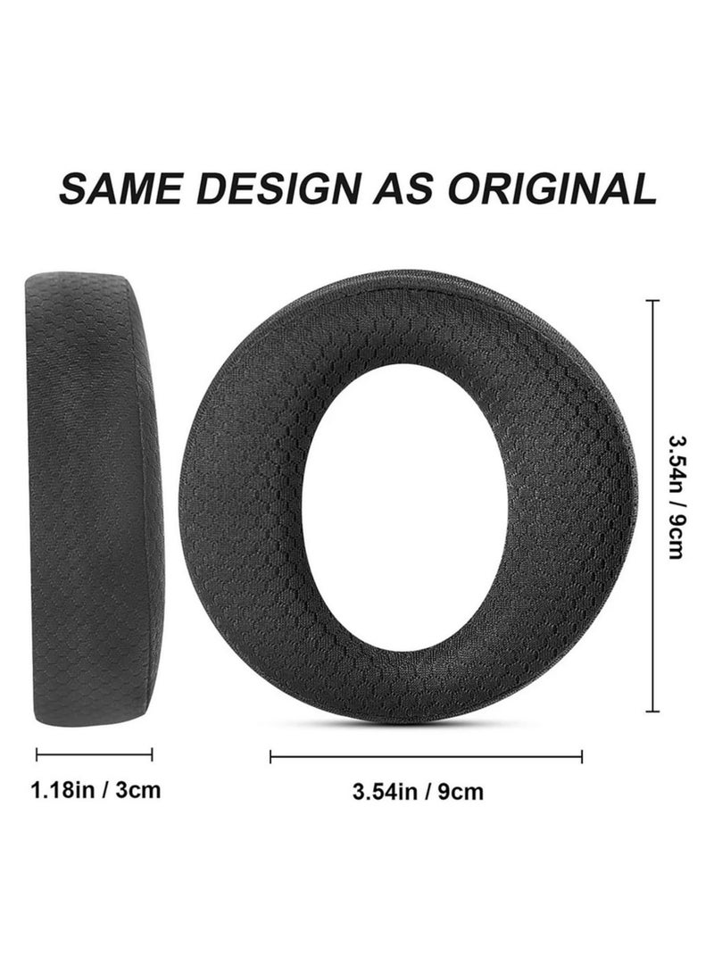 1Pair Replacement Ear Pads Cushions for Sony Playstation 5 PS5 Pulse 3D Wireless Headset with Breathable Mesh Fabric Soft Comfortable Earpads - Image 4