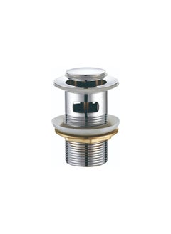 Milano Pop Up Waste Push Type With Over Flow Plug Replacement Basin Waste Slotted Click Clack Waste with Overflow for Bathroom Sink- Made In China ( C-2111-Y)