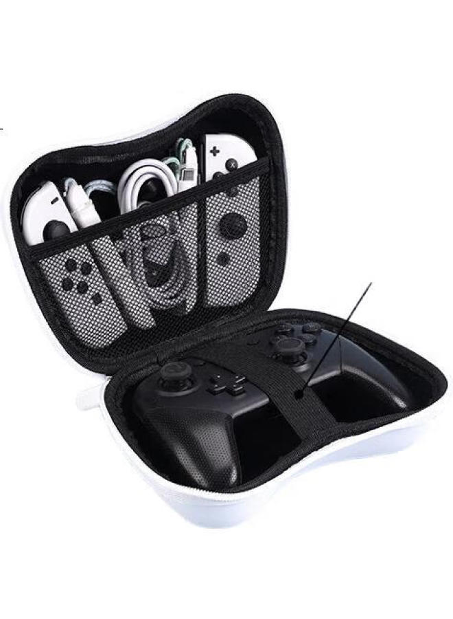 Jemdo Ps5 Controller Storage Case, Compatible With Ps4/Xbox/Switch Pro, Universal Hard Shell Protective Cover, Shockproof, White - Image 2