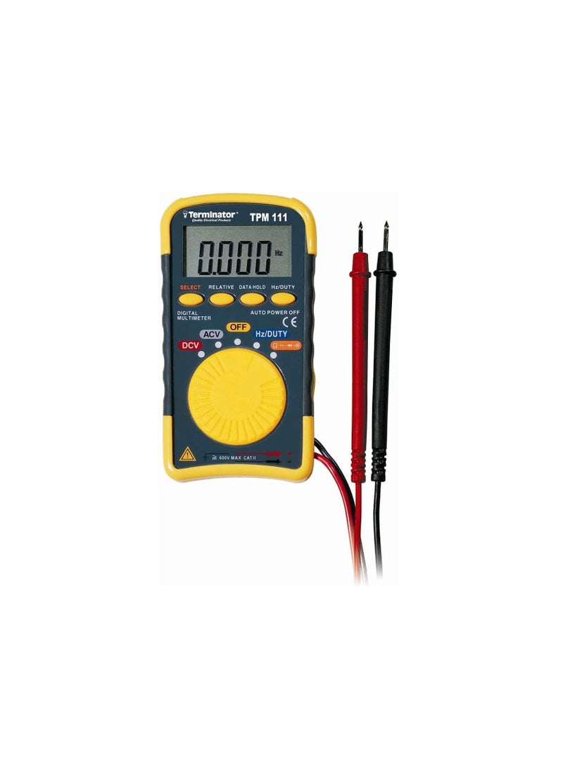 Terminator Terminator Pocket Digital Multimeter Palm Size Multi Meter TPM-111  - Image 2