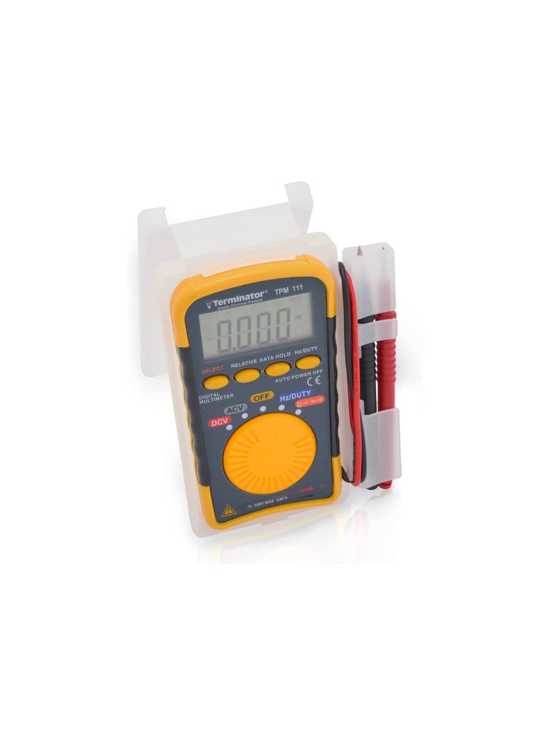 Terminator Terminator Pocket Digital Multimeter Palm Size Multi Meter TPM-111  - Image 3