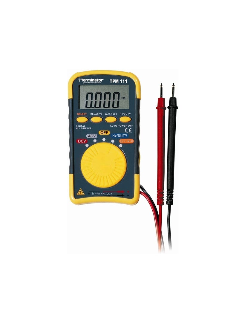 Terminator Terminator Pocket Digital Multimeter Palm Size Multi Meter TPM-111  - Image 1