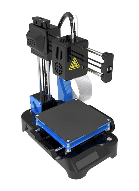 Small DIY 3D Printer Kit, Silent Motherboard Mini 3D Printer 100‑240V High Accuracy for Kids (US Plug 100‑240V)
