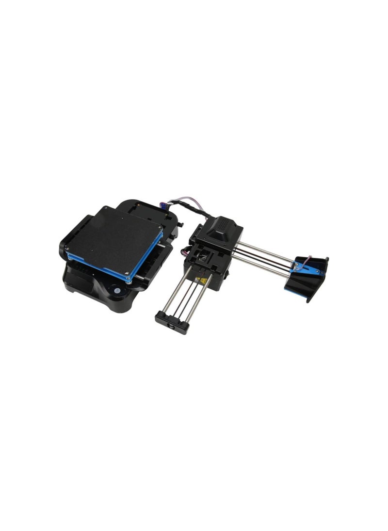 Small DIY 3D Printer Kit, Silent Motherboard Mini 3D Printer 100‑240V High Accuracy for Kids (US Plug 100‑240V)