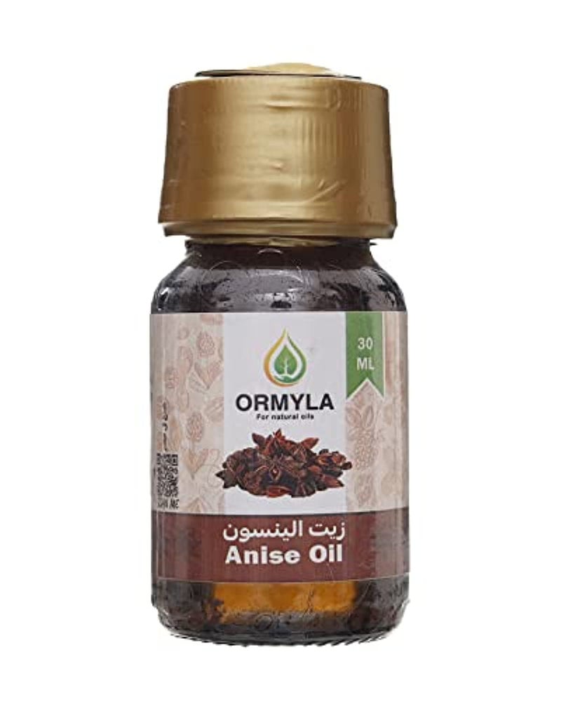 Ormyla Anise Oil Raw Virgin for Hair, Face and Body, 30 ml
