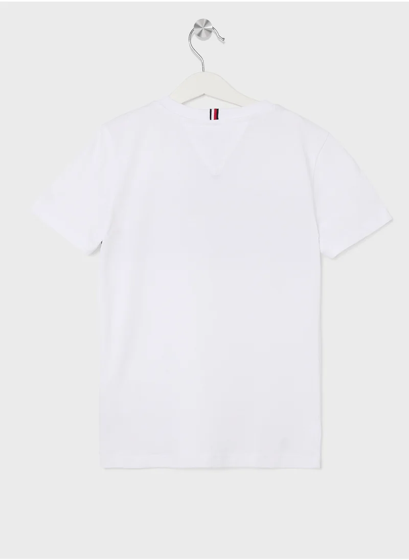 تومي هيلفيغر Youth Striped T-Shirt