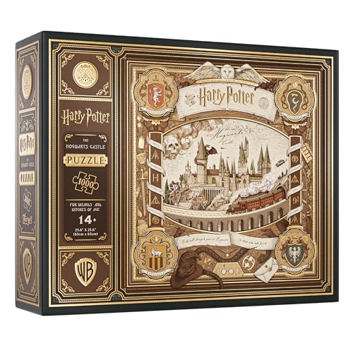 theory11 Harry Potter Jigsaw Puzzle 1000 Piece Jigsaw Puzzle Officially Licensed Harry Potter Merchandise Collectibles Precision Fit and Premium Quality Intermediate Puzzle - Image 1