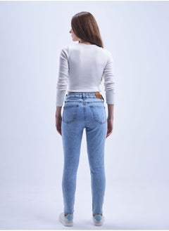 Medium-Waist Light Acid Wash Skinny Jeans. - pzsku/Z119D974D36D89A747E7CZ/45/_/1721563396/62778011-3f3f-48ee-9538-fe801b36de22