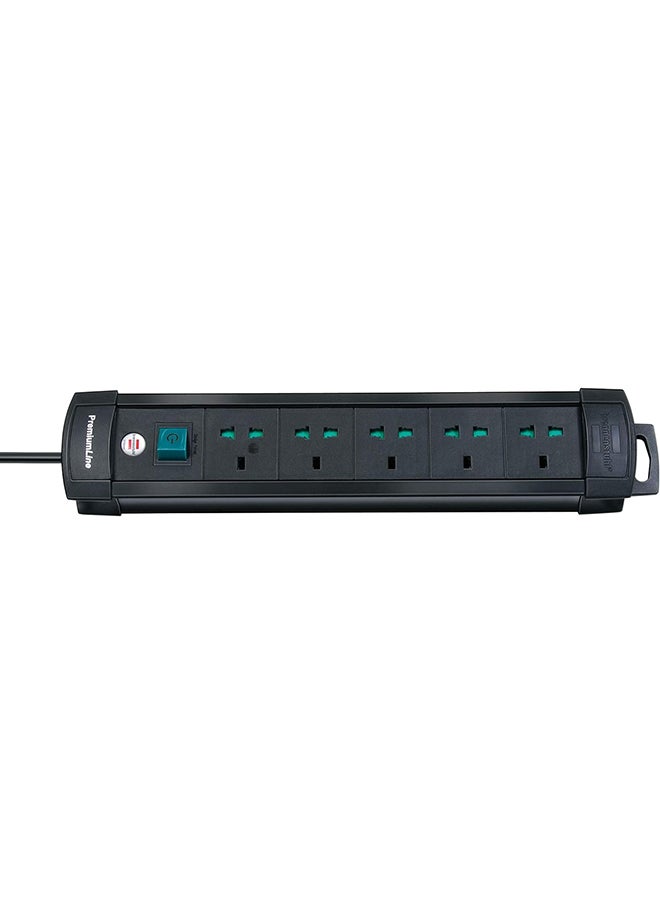 Brennenstuhl Premiummultiline Extension Socket Black 