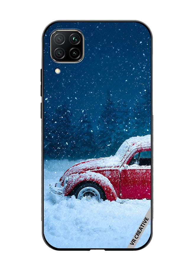 VR CREATIVE Protective Case Cover For Huawei Nova 7i/P40 Lite Christmas Car Design Multicolour - Image 1