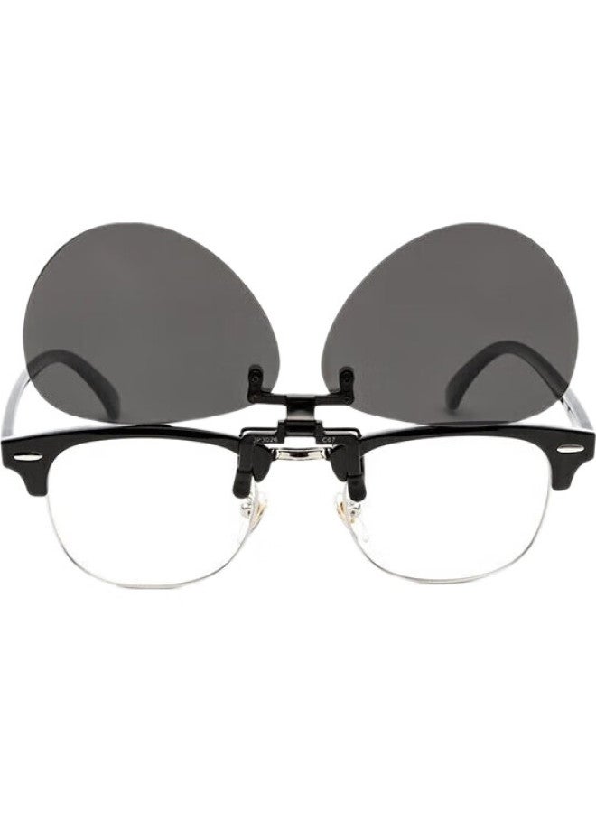 EYEPLAY Polarized Clip-On Sunglasses For Men And Women, Prescription Glasses For Driving, Jp3026A-C40 - Image 2