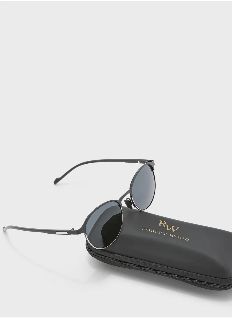 Robert Wood Polarised Sunglasses With Case and Tester