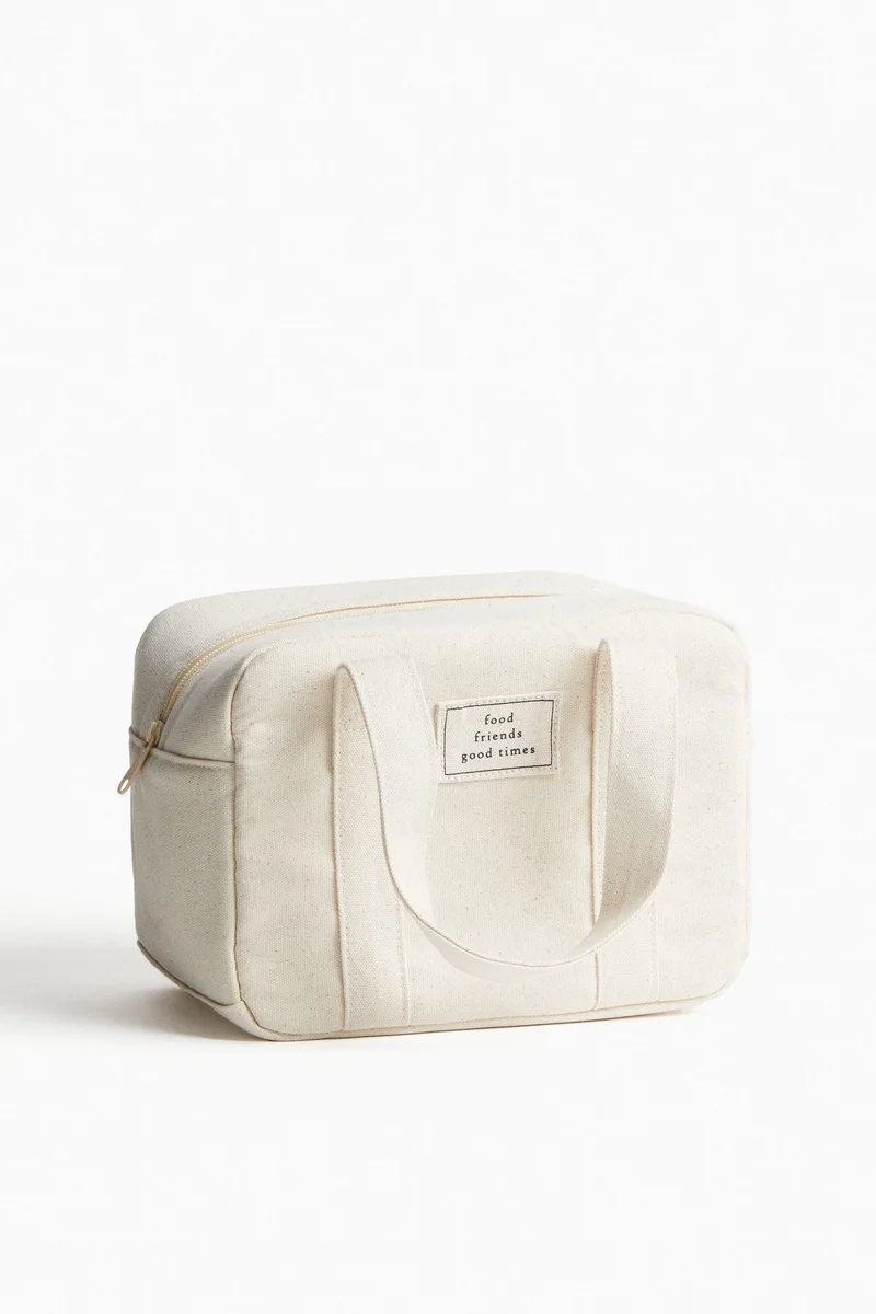 H&M Cotton canvas lunch cool bag