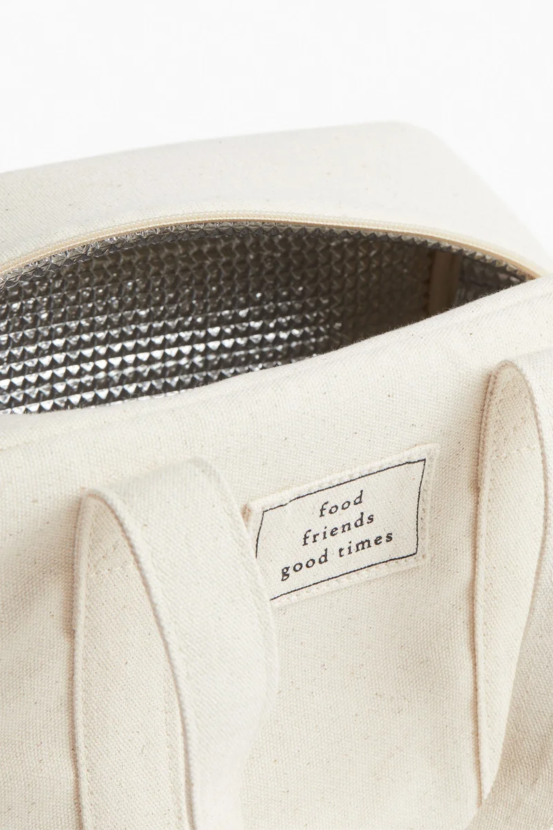 H&M Cotton canvas lunch cool bag
