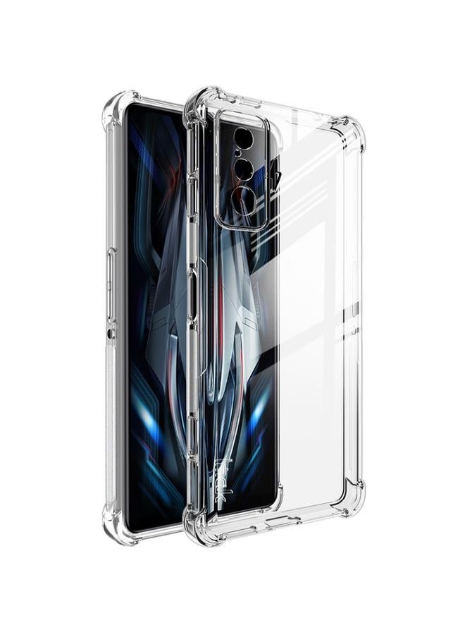 Green Tiger Xiaomi Redmi K50 Gaming 5G imak TPU Phone Case with Screen Protector Transparent - Image 1