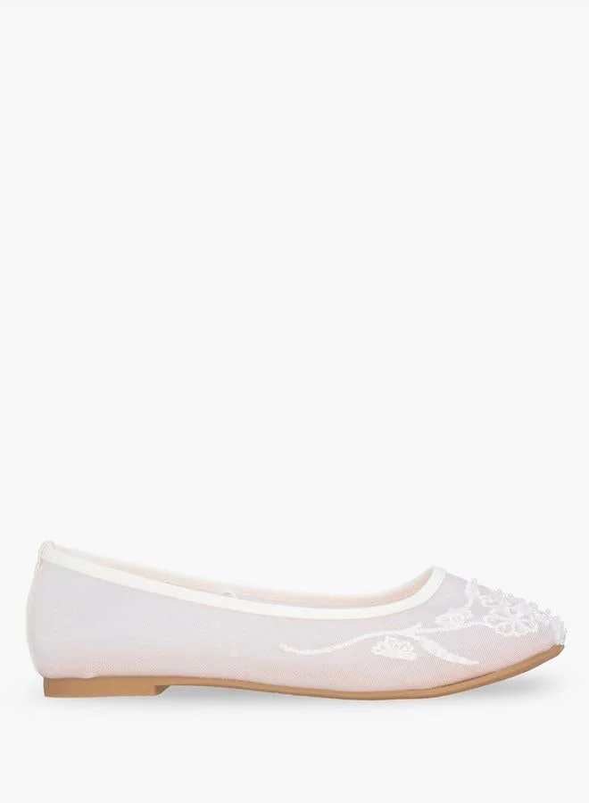 Girls Slip-On Ballerina Shoes