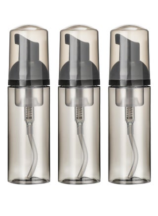 3Pcs 2 OZ Travel Soap Foam Pump Bottles Travel Foaming Shampoo Dispenser for Cleaning Makeup (Black) - pzsku/Z119E01139CBA712F8EB9Z/45/_/1732870378/aa6a33c6-b375-4de5-a6a3-f148f09ab7fc