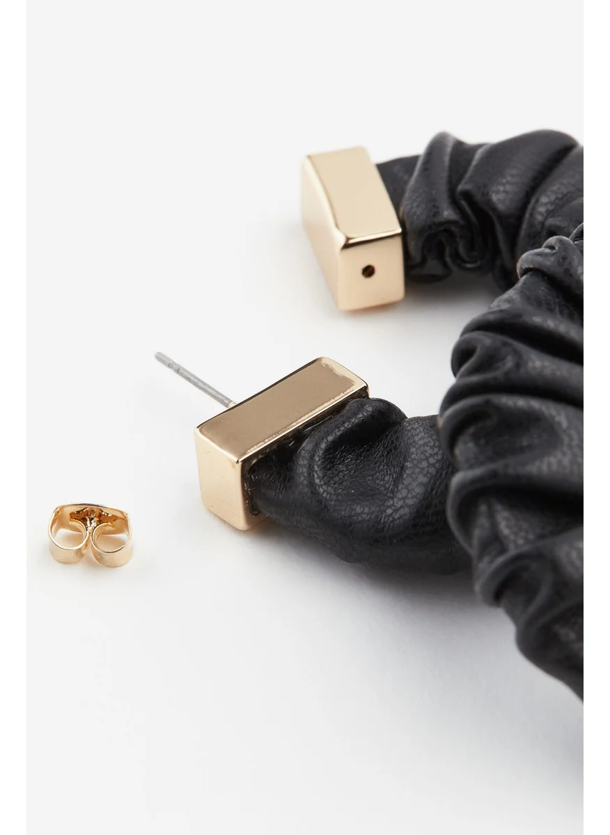 H&M Coated Hoop Earrings